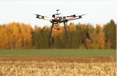 Monitoramento de lavoura com drone